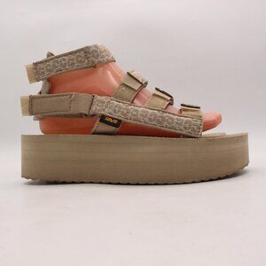 Teva Beige Platform Sandals
